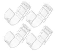 Mipcase Ganchos Transparentes para Baño 8 Piezas, Clips Colgantes Multiusos, Soporte Organizador Práctico para Estantes y Almacenamiento en Hogar y Cocina