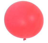 Mipcase Globo para Experimentos Científicos y Decoración de Fiestas Meteorológico de Látex Rojo de 48 Pulgadas y 50g Forma Redonda Adecuado para Cumpleaños y Proyectos al Aire Libre