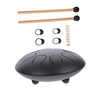 Mipcase Instrumento de Lengüeta de Acero Portátil Tonos Percusión para Manos Batería de Percusión para Prácticas y Conciertos