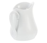 Mipcase Jarra de Leche de Cerámica con Asa para Cocina para Salsa Salsas y Condimentos Esencial para Hogar y Restaurantes