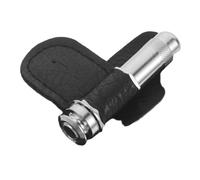 Mipcase Juego de Conectores para Guitarra Acústica y Eléctrica 6,35 Mm con Funda de Poliuretano y Tubo de Aluminio de 30 Mm, Tapa del Zócalo del Pasador Final Metálica, Accesorios