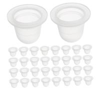 Mipcase Kit De 200 Vasos De Silicona Forma De u Para Pigmentos, Tamaño Grande, Aptos Para Maquillaje y Uso Artístico