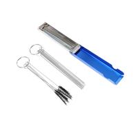 Mipcase Kit De Limpieza De 3 Herramientas Cepillos De Acero Inoxidable Para Carburadores y Cuerpo Del Acelerador, Resistente y Flexible, Adecuado Para Mantenimiento De Motocicletas y Motores Pequeños