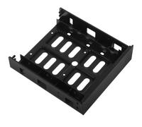 Mipcase Kit de Montaje para Disco Duro Interno de 5,25 Pulgadas a 2,5 y 3,5 Pulgadas Diseño Hueco y Material Abs Resistente Antiestático para Bahía Frontal