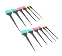 Mipcase Kit para Teñir el Cabello 6 Piezas 2 Juegos Pinceles Aplicadores de Silicona y Cepillos Suaves Profesionales para Uso Peluquería y Tratamientos Caseros