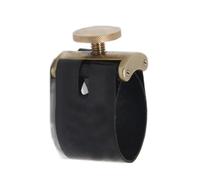 Mipcase Ligadura de Boquilla Soporte Fiable y Fácil Instalación Negro para Saxofón Alto y Pu Resistente Clip Metálico para Accesorios de Instrumento Musical