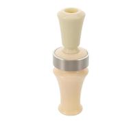 Mipcase Llamador Bucal para Caza de Patos Sonido Realista Silbato de Plástico Resistente Color Blanco para Aves Acuáticas Herramienta Portátil para Caza al Aire Libre y Monitoreo