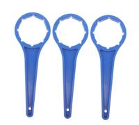 Mipcase Llave para Tapa de Cubo Plástico 20-30L Abridor de Bidón 3 Piezas Herramienta Ergonómica para Abrir Tapas Apretadas Resistente y Compacta para Uso Industrial Agrícola y