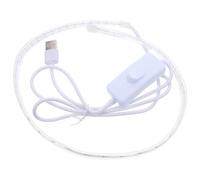 Mipcase Luz LED para Detección de Fugas Saxofón Flauta Clarinete y Oboe Tira Flexible de USB para Reparación de Instrumentos de Viento