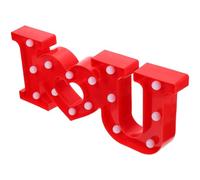 Mipcase Luz LED Romántica de Confesión Roja Grande para Decoración Interior Lámpara Nocturna 3D Creativa para San Valentín y Fiestas Hogar