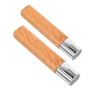 Mipcase Mango de Cuchillo de Cocina de Madera de Palo de Rosa 2 Piezas Mango Octogonal Ergonómico de Repuesto Tamaño Pequeño y Grande Accesorios para Reparación de Herramientas de