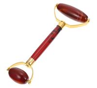 Mipcase Masajeador Facial Rodillo de Roja Doble Cabezal Herramienta para de Raspado y Relajación Casa y Salones de