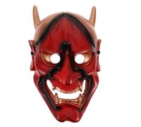 Mipcase Máscara de Disfraz para Adultos Diseño Japonés Hannya, Material Plástico Seguro y Práctico para Festivales y Bailes de Máscaras