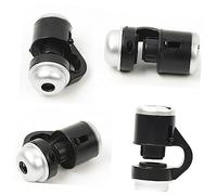 Mipcase Microscopio para Teléfono Clip 30X LED Lupa de Aumento Portátil y Desmontable para Joyas y Monedas Accesorio para Manualidades y Antigüedades