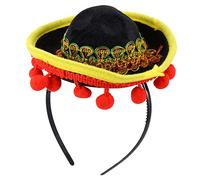 Mipcase Mini Sombrero México Diadema Creativa para Fiesta Accesorio Fotográfico para Disfraz Divertido y Original