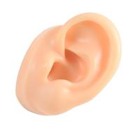 Mipcase Modelo Oreja Silicona Realista Izquierda para Práctica Piercing Joyería Enseñanza y Exhibición Accesorios Belleza