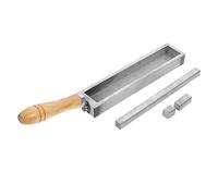 Mipcase Molde de Refinación Plata con Mango para Fundición de Metales Herramienta de Joyería para Hacer Lingotes de Forma y