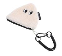 Mipcase Monedero De Dibujos Animados Peludo Mini Billetera Diseño Onigiri Kawaii