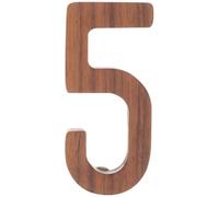 Mipcase Números de Buzón de Madera, Números para Buzón, 3d Macizos, Imantados, para Pintar o Teñir, Instalación Fácil, Decoración Exterior y Proyectos DIY