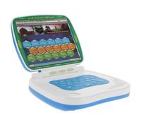 Mipcase Ordenador Portátil Táctil Plegable para Aprendizaje Árabe Niños Pequeños, Computadora De Aprendizaje Educativa Azul, Juguete Interactivo para Enseñanza Temprana y Desarrollo Cognitivo