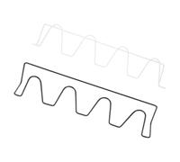 Mipcase Organizador de Zapatos de Pared sin Perforaciones para Baño, 2 Piezas, Diseño Simple en Hierro, Soporte Seguro y Conveniente para Zapatillas y Zapatos
