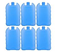 Mipcase Paquetes de Hielo Portátiles para Aire Acondicionado, 6 Piezas Azul PE Reutilizables y de para Ventilador de Aire y Enfriador de Aire en Oficinas