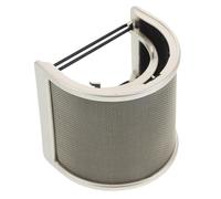 Mipcase Parabrisas Para Micrófono Con Filtro Cubierta Aislante De Metal Para Grabación y Doméstico Protección y Efectiva Contra y Salpicaduras