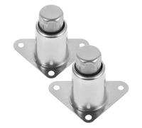 Mipcase Patas Ajustables para Muebles de Acero Inoxidable 2 Juegos con Placa Triangular 10 Cm Altura Regulable para Estufas, Armarios y Escritorios Industriales