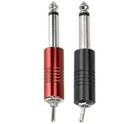 Mipcase Pedal Inalámbrico para Tatuajes de Acero Inoxidable, 2 Unidades, Interruptor de Pie Portátil para Máquina de Tatuar en Estudio Profesional