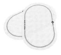 Mipcase Pegatinas Protectoras para Parche de Bombo de Doble Pedal, 2 Piezas de Color Claro, Almohadillas de Refuerzo para Pads de Batería de Tierra, Accesorio de Percusión Resistente