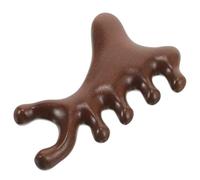 Mipcase Peine de Madera de Dientes Anchos para Masaje de Cuero Cabelludo Peine de Masajeador Portátil Cinco Dedos de Bola para Mujeres Herramienta para Aliviar Tensión y Estimular