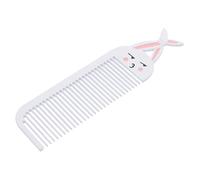 Mipcase Peine Metálico Pequeño Portátil Diseño Caricatura Zanahoria Creativo y Resistente para Peinar Cabello Niñas y Mujeres Práctico