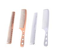 Mipcase Peines de Aluminio para Peluquería Peine Desenredante y Herramienta de Corte para Hombres y Mujeres Diseño Color Bronce