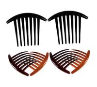 Mipcase Peines Franceses Peines De Peluquería 6 Unidades 7 Dientes Plástico Accesorios Para Peinar El Cabello Mujeres Niñas Uso Diario