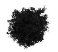 Mipcase Pelucas Sintéticas Rizadas para Mujeres Africanas Pelucas Cortas con Flequillo de Material Sintético para Cosplay y Fiestas