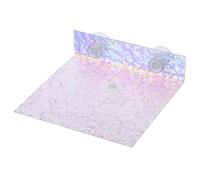 Mipcase Percha Ajustable para Loros con Ventosa Plataforma Portátil Multicolor sin Bordes Soporte para Periquitos y Ninfas Accesorio para Jaulas Plataforma de Ejercicios para Aves