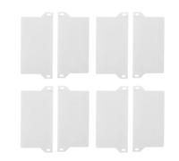 Mipcase Pesas para Cortinas 10 Piezas de Plástico para Exteriores, Accesorios para Persianas Resistentes al Viento, Contrapesos Pequeños para Barra de Cortinas y Decoración de Hogar