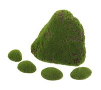 Mipcase Piedra De Musgo Artificial Realista para Jardín Piedra Musgo Falso para Decoración De Escritorio y Manualidades