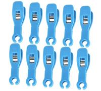 Mipcase Pinzas Para Perforación Desechables Antideslizantes 10 Unidades 8 Mm Apertura Redonda Para Piercing Corporal Herramientas Profesionales Uso Seguro Casa Azul