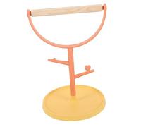 Mipcase Plataforma para Aves De Entrenamiento Soporte De Mesa Estable para Loros Juguete De Escritorio para Pájaros Percha De Entrenamiento para Loros Jaula