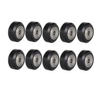 Mipcase Polea de Cojinete de Bolas 5 Mm para Impresoras 3d, Rueda Plástica Ranura en V Grande, Paquete de 10 Unidades, Accesorio Pasivo Duradero para Fabricación Aditiva