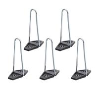 Mipcase Portafotos de Mesa de Plástico Negro 5 Piezas Estantes para Exhibición en Escritorio Compatibles Marcos Digitales y Cuadros para Oficina