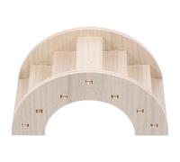 Mipcase Puente De Madera para Hámster Juguete para Chinchilla Puente De Madera Pequeños Animales Trepa Parque De Jaula Escondite para Hámster