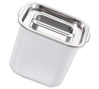 Mipcase Recipiente para Condimentos de Acero Inoxidable 12 CM con Tapa Cuadrada Bote para Especias de Cocina Organizador Resistente y Fácil de Limpiar para Uso Doméstico y Profesional