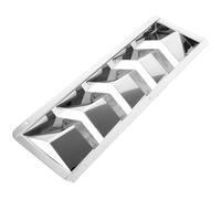Mipcase Rejilla de Ventilación Marina de Acero Inoxidable 5 Lamas 127X43X11 Pulgadas para Barco Yate Cabina Respiradero Rectangular Resistente al Agua Salada para Ventilación de Pared