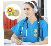 Mipcase Reloj de Bolsillo para Enfermeras con Clip Telescópico Cuarzo Diseño de Dibujos Animados Luminiscente Portátil y Práctico para Doctoras y Personal Sanitario