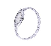 Mipcase Reloj de Cuarzo para Mujer Elegante y Sencillo Color Plata Esfera Clara, Resistente y Adecuado para Obsequio en Día de San Valentín