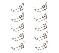 Mipcase Resortes para Llave Watergate de Trompeta, 10 Piezas de Componentes Metálicos Resistentes, Accesorios de Drenaje para Trompeta Compatibles, Montaje para Manantiales Clave