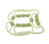 Mipcase Rodillo Masajeador Muscular Para Pantorrillas 12 Ruedas, Herramienta De Masaje Circular Portátil Color Verde Aguacate, Uso Para Relajación y Alivio Del Cansancio, Equipo De Pilates y Yoga