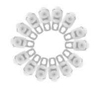 Mipcase Rodillos de Riel para Cortinas 20 Piezas Acero Inoxidable Silenciosos para Cortinas Pesadas Poleas de Rueda Cuadrada Deslizadores para Ventanas y Ducha